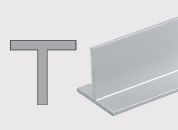Konstrukční hliníkové T profily