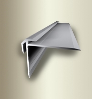 Schodová hrana pro vinyl oboustranná Profilpas Kuberit 832 2 - 2,5mm 2,5m stříbro