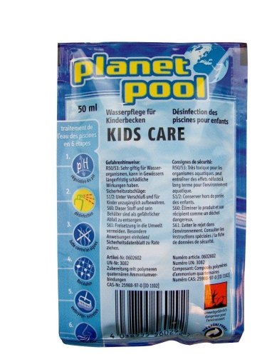 Přípravek pro údržbu vody v dětských bazénech Kids Care 50ml