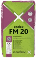 CODEX FM 20 - Jemná cemenetová samonivelační hmota do 20mm