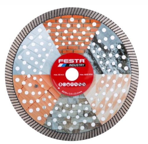 Kotouč diamantový FESTA INDUSTRY Turbo Extreme 230 x 2,6 x 22,2 mm