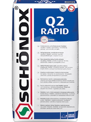 Lepidlo rychle tuhnoucí se sníženým skluzem Schonox Q2 Rapid C2FTE 25kg