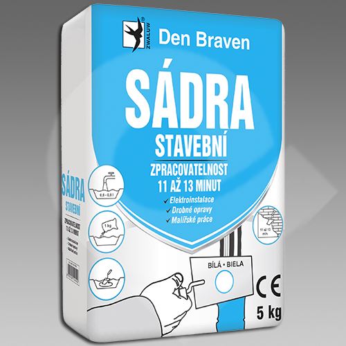 Sádra stavební Den Braven 1kg