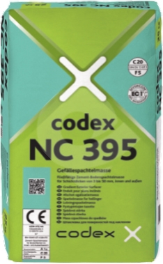CODEX NC 395 - Spádová stěrkovací hmota rychletvrdnoucí od 3-50mm