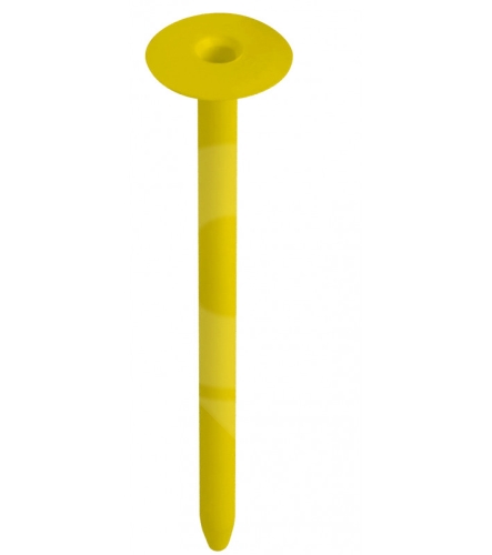 Teleskopická hmoždinka střešní pro šrouby TLW 8, kruhová polypropylen 185mm, žlutá, 200ks