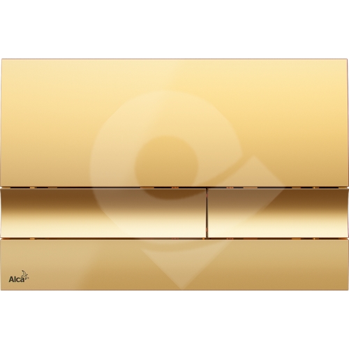 Ovládací tlačítko pro předstěnové instalační systémy zlaté Alcaplast M1725