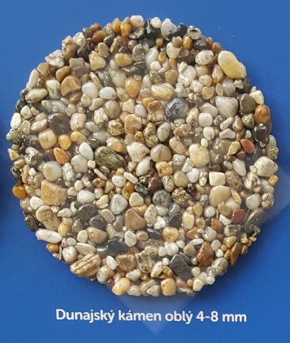 Dunajský říční kámen oblý 4 - 8 mm 25 kg