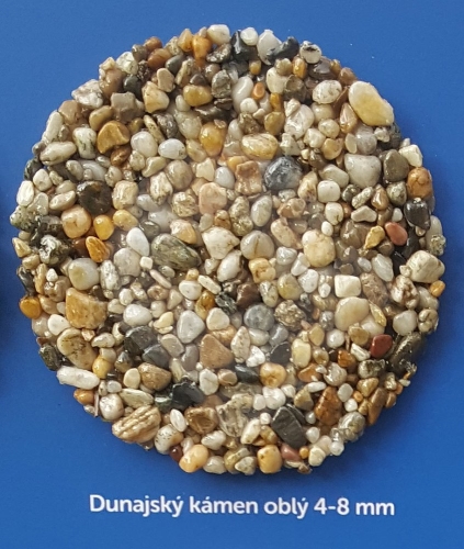Dunajský říční kámen oblý 4 - 8 mm 25 kg