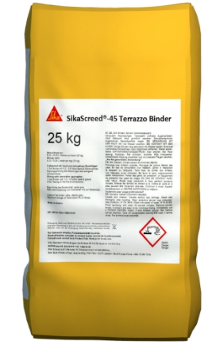 Rychle tvrdnoucí cementové pojivo pro terrazzové podlahy SikaScreed-45 Binder 25 kg