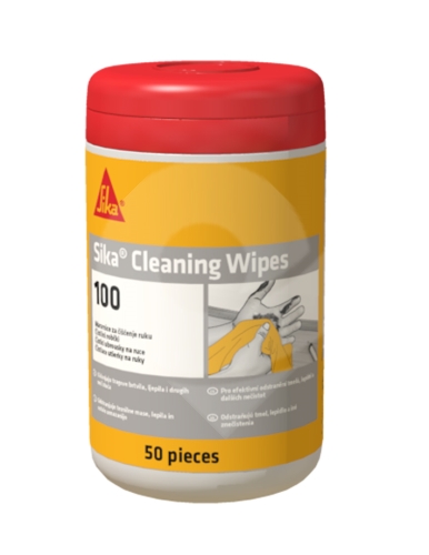 Vlhčené čistící ubrousky Sika Cleaning Wipes-100 50ks