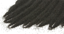 Křemičitý písek barevný černý 0,8-1,2mm 25kg