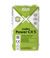 Flexibilní lepidlo CODEX Power CX 5 pro tenké lože do 10mm C2TE S1 25kg