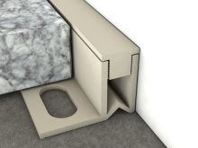 Dilatační lišta pro nízké tloušťky Profilpas Projoint NJ/SA stěna/podlaha pvc šedý kámen RAL 7030 4,5mm 2,7m Dilatační lišta pro nízké tloušťky Profilpas Projoint NJ/SA stěna/podlaha pvc šedý kámen RAL 7030 4,5mm 2,7m
