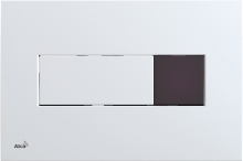 Ovládací tlačítko pro předstěnové instalační systémy bílé se senzorem Alcaplast M370S