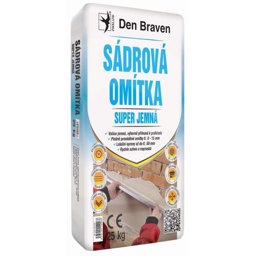 Den Braven Sádrová omítka G300 super jemná 5kg
