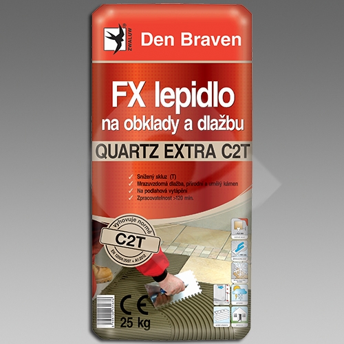 Den Braven flexibilní lepidlo na obklady a dlažbu Quartz Extra C2T 25kg