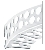 Podomítkový profil ohýbací PVC bílý 3m