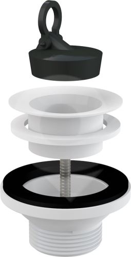 Výpusť umyvadlová 5/4" s plastovou mřížkou pr. 63 Alcaplast