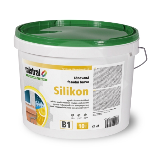 Mistral Silikon Pro Mix B3 silikonová fasádní barva s vysokou kryvostí 1l