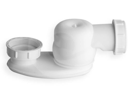 Sifon s převlečnou matkou 1 1/2", výška 42mm bílá