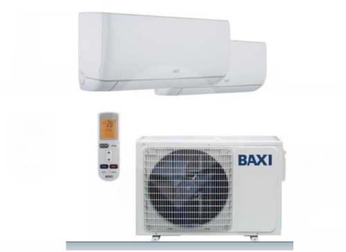 Klimatizace nástěnná Baxi Astra 20/35 Dual, venkovní+2 vnitřní jedn. 5,3 kW