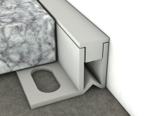 Dilatační lišta pro nízké tloušťky Profilpas Projoint NJ/SA stěna/podlaha pvc šedá RAL 7035 10mm 2,7m