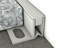 Dilatační lišta pro nízké tloušťky Profilpas Projoint NJ/SA stěna/podlaha pvc šedá RAL 7035 15mm 2,7m Dilatační lišta pro nízké tloušťky Profilpas Projoint NJ/SA stěna/podlaha pvc šedá RAL 7035 15mm 2,7m