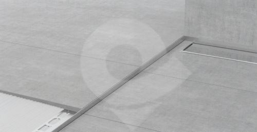 Spádová lišta Profilpas nerez kartáčovaná 10mm 1,5m pravá