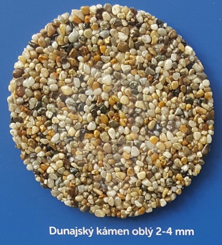 Dunajský říční kámen oblý 2 - 4 mm 25 kg