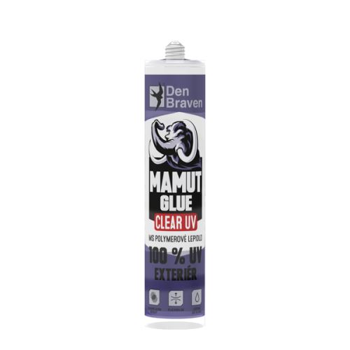 Den Braven lepidlo Mamut glue clear UV na bázi MS polymerů 290ml