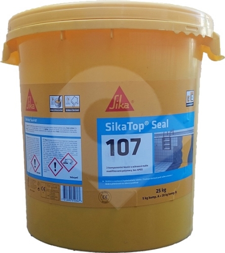 2-komponentní elastická vodotěsná stěrka SikaTop Seal-107 25kg