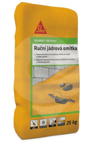 Jádrová omítka ruční SikaWall-100 Ruční 25kg