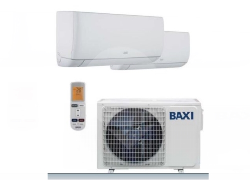 Klimatizace nástěnná Baxi Astra Trial 70 venkovní+2 vnitřní jednotky 7,9 kW