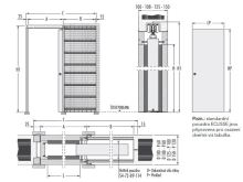 Pouzdro pro posuvné dveře Eclisse do zdiva 125mm jednokřídlé (1)