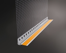 Ukončovací profil Dynamic 2D Weber plastový se skleněnou síťovinou šíře 9mm 2,6m