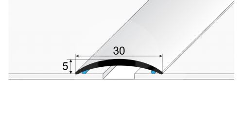 Přechodová lišta Profil Team samolepící oliva 30mm 0,93m