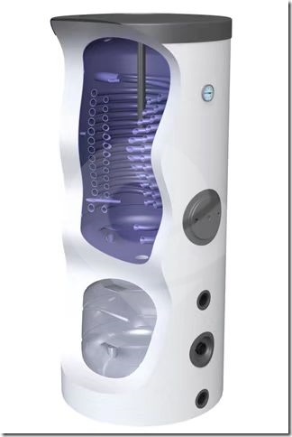 Zásobník na vodu AGT Optimal Duo pro tepelné čerpadla 250/100