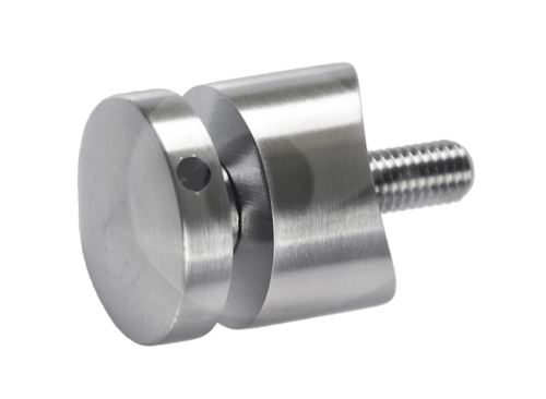 Nerezový držák na boční kotvení skla pro skleněné zábradlí, průměr 30 mm