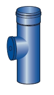 Komínový díl s kontrolním otvorem pro kondenzační kotle