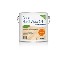 Voskový olej pro úpravu neošetřených dřevěných podlah Bona Hard Wax Oil mat 2,5l