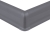Vnější roh k soklové liště Cezar Premium, 59mm, šedá matná, dekor 088