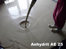 Anhydritová podlaha AE 25 Litý anhydritový potěr