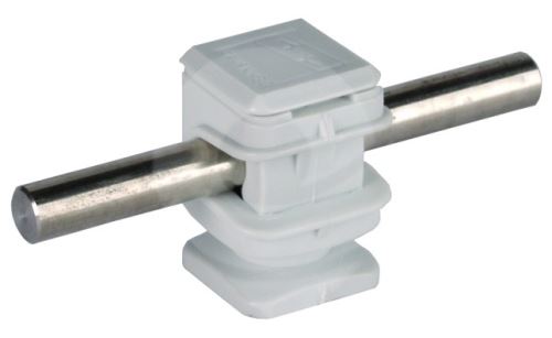 Držák vedení M6/16mm šedý plast Dehn