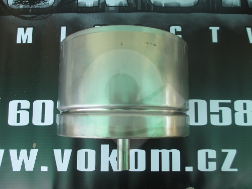 Komínová kondenzátní jímka s vývodem dolů pr. 130mm
