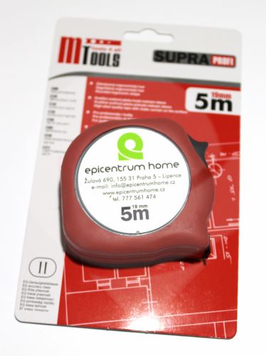 Svinovací metr Supra 5m/19mm, logo EH
