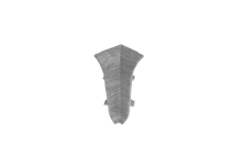 Vnitřní roh k soklové liště Cezar Premium, 59mm, dub světle šedý, dekor 078