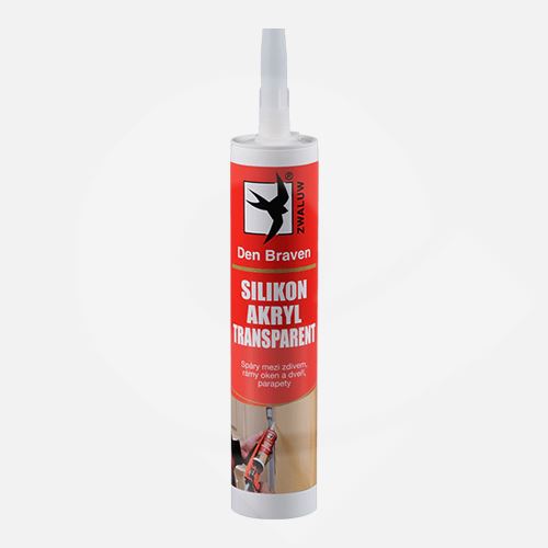 Silikon-akryl transparentní Den Braven 300ml