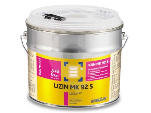 Parketové lepidlo pro všechny druhy dřevin a laminát UZIN MK 92 S, sl. A+B 10kg