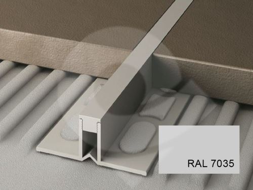 Dilatační lišta pro nízké tloušťky Profilpas Projoint NJ pvc šedá RAL 7035 4,5mm 2,7m