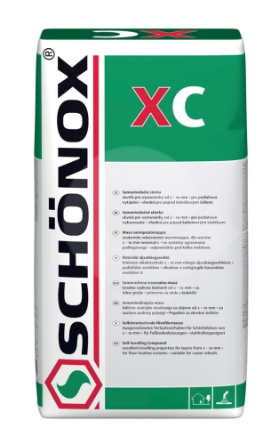 Schonox XC - Cementová samonivelační stěrka pro tloušťky 2-10mm 25kg